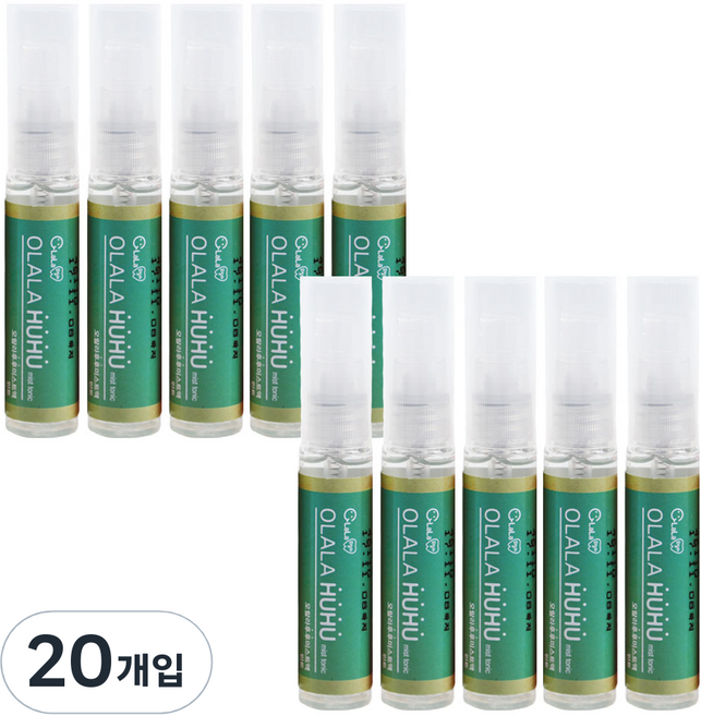 오랄라 후후 미스트토닉 구강스프레이 민트, 6ml, 20개