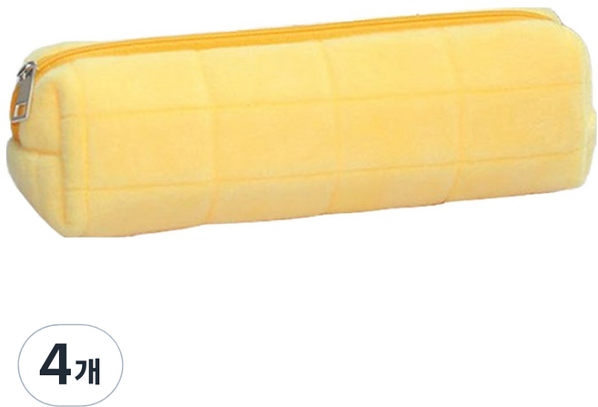 아트조이 베개 필통, 4개, 옐로우