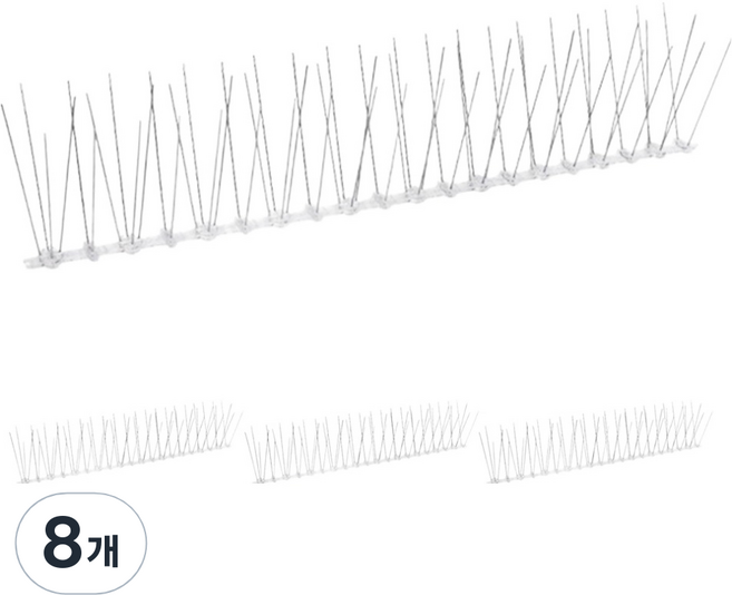 앙플랜트 비둘기 퇴치 버드 스파이크 50cm, 2kg, 8개