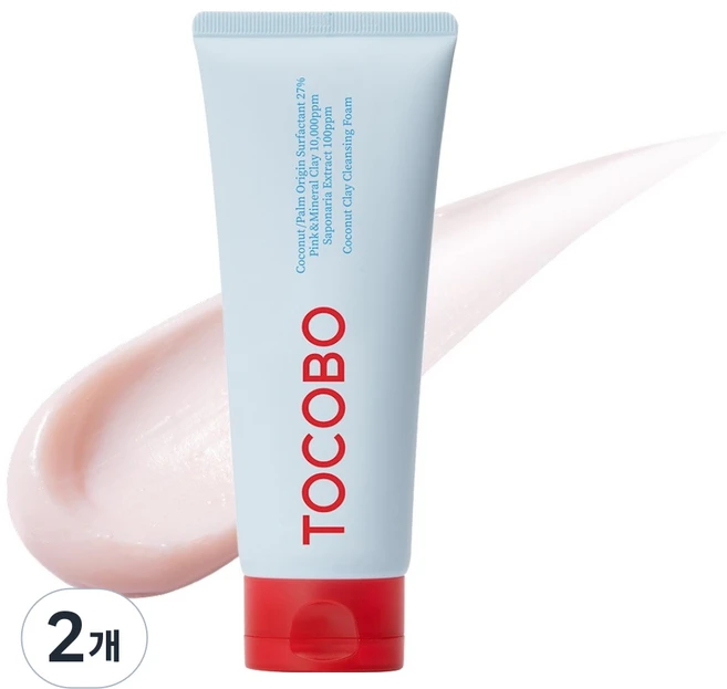 토코보 코코넛 클레이 클렌징 폼, 150ml, 2개 - 쿠팡