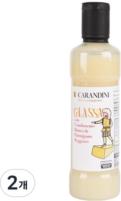 CARANDINI 卡蘭帝尼 帕瑪森雷吉亞諾白醋淋醬, 2個, 250ml