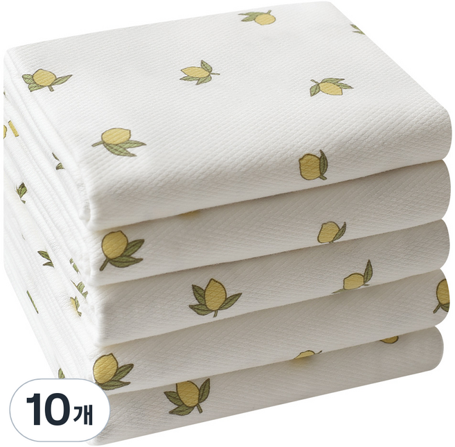 베이비앤아이 소프트 사각 천 기저귀, 모과, 10개