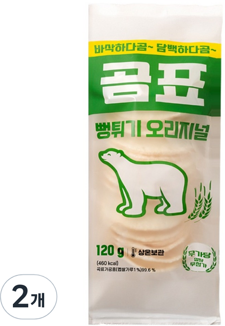 韓國 Dhflour 原味米香, 120g, 2個