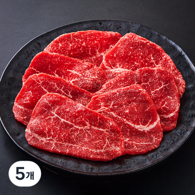 한우맘 한우 홍두깨 1등급 육전용 (냉장), 300g, 5개