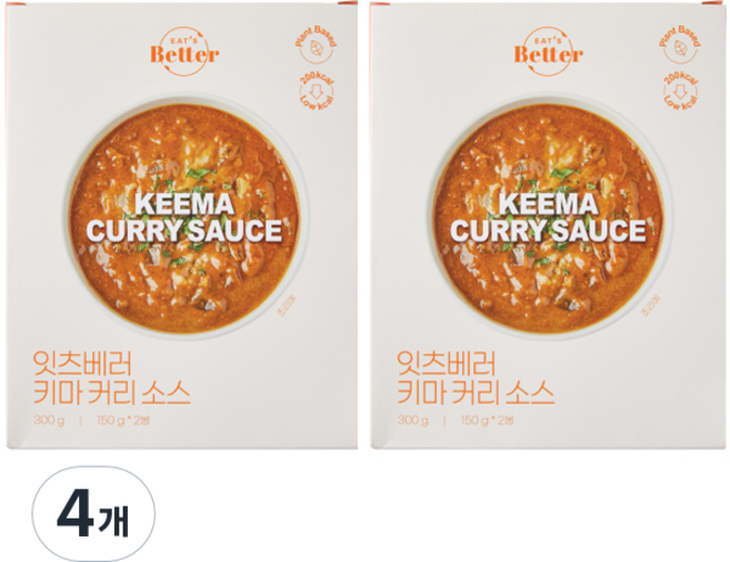 잇츠베러 키마커리 카레소스, 150g, 4개