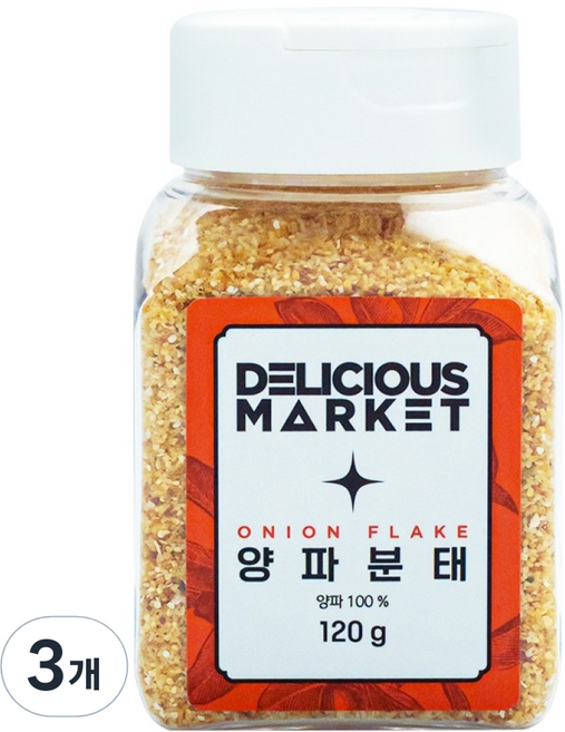 딜리셔스마켓 양파분태 소형, 120g, 3개