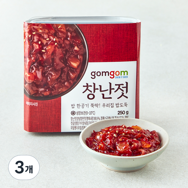 곰곰 창난젓, 250g, 3개