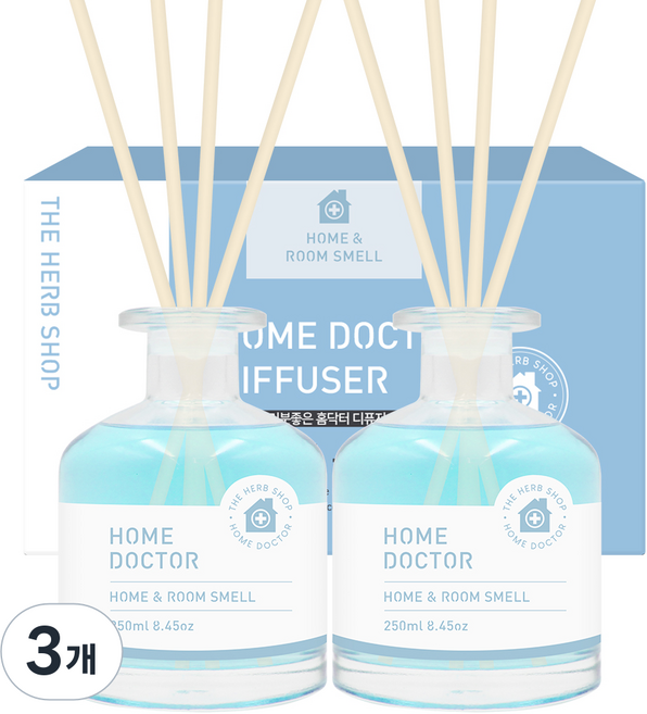 홈닥터 기분좋은 홈닥터 디퓨저 2p, 홈&룸스멜, 500ml, 3개