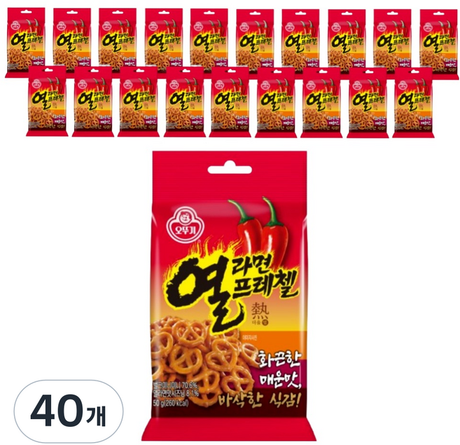 OTOKI 不倒翁 熱拉麵蝴蝶餅, 50g, 40個