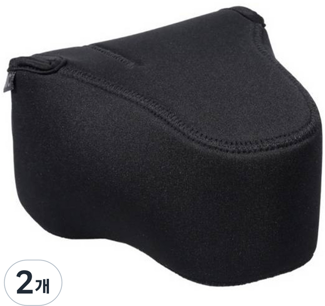 JJC 소니 A7C2 캐논 니콘 미러리스 카메라 네오프렌 케이스, 2개, OC-MC0BK