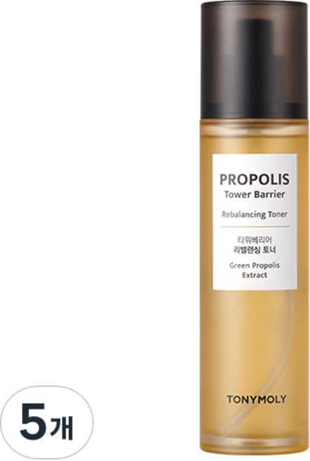 토니모리 프로폴리스 타워베리어 리밸런싱 토너, 140ml, 5개