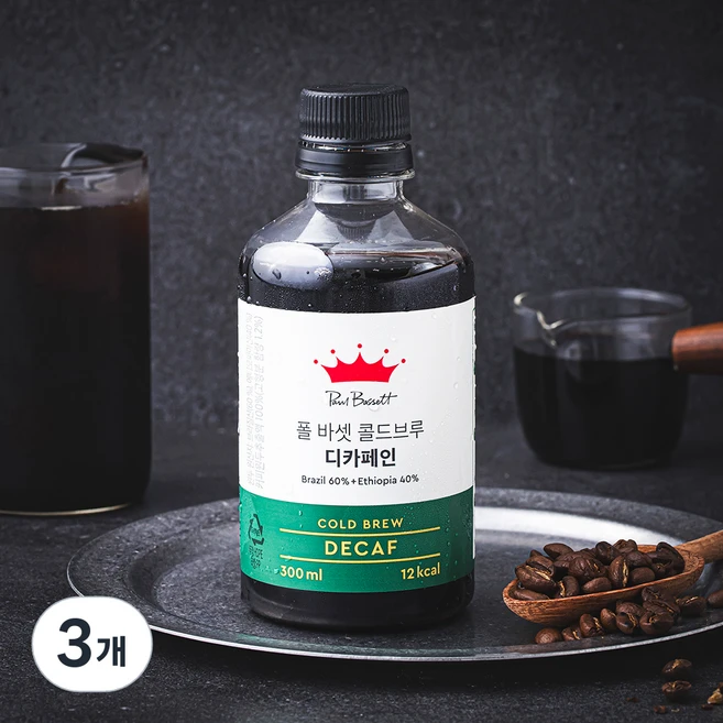 폴바셋 콜드브루 디카페인, 300ml, 3개 - 쿠팡