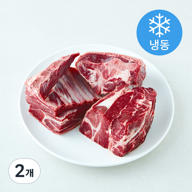 초램에프앤비 호주산 염소 고기 탕 전골용 (냉동), 1kg, 2개