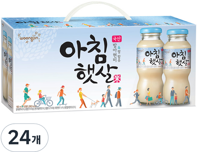 아침햇살 음료, 180ml, 24개