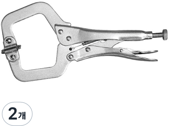 툴스타 C형 바이스 그립 플라이어 클램프 TS-CGP-06, 2개