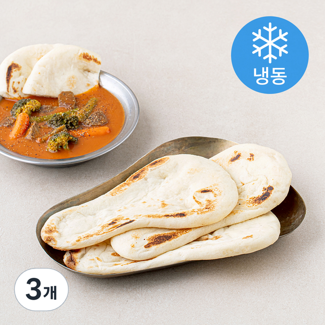 세미원 일본산 DELSOLE 플레인난 (냉동), 70g, 3개, 5개입