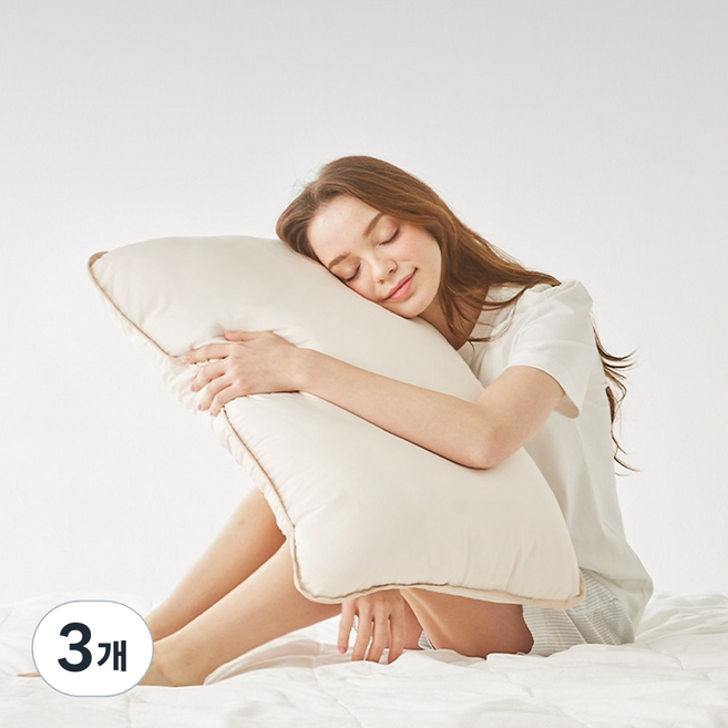 홈랩 기능성 오리지널 기절베개, 아이보리, 3개