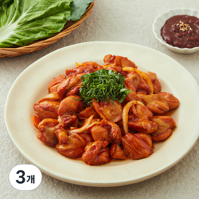 성화푸드 춘천에서 만든 달수 닭갈비, 3개, 1kg