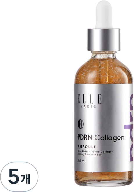 ELLE PARIS PDRN 콜라겐 녹는실 탄력 앰플, 5개, 100ml