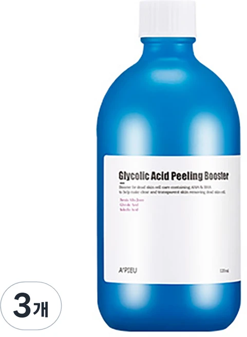 어퓨 글라이콜릭애씨드 필링 부스터, 3개, 120ml - 쿠팡