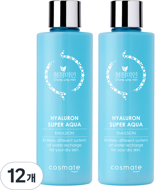 청정미인 히아루론 수퍼 아쿠아 에멀전, 300g, 12개