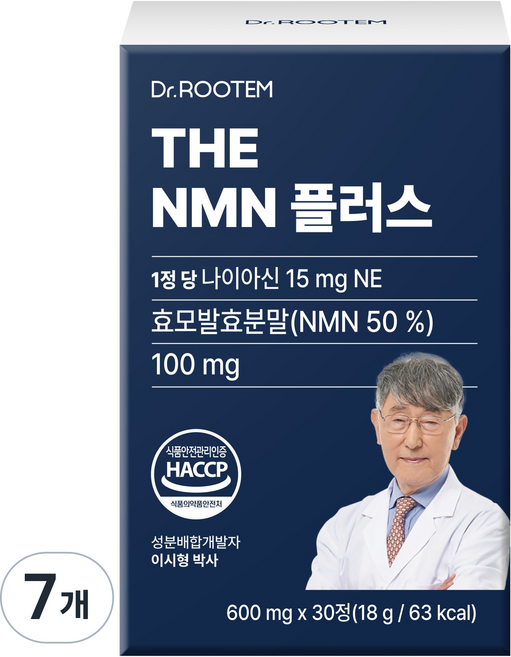 닥터루템 정품 THE NMN 플러스, 30정, 7개