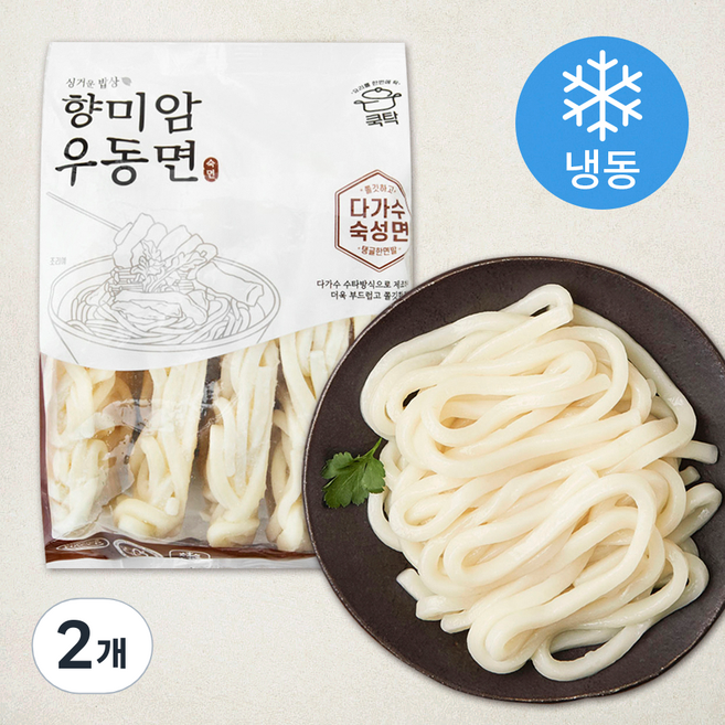 쿡탁 향미암 우동면 5입 (냉동), 1.25kg, 2개