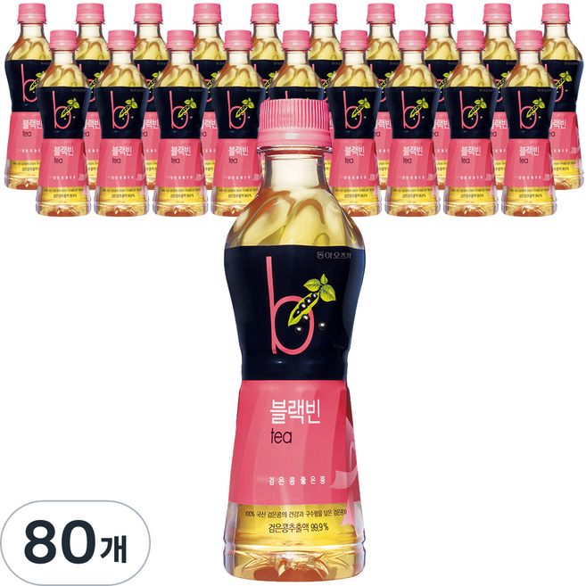 블랙빈티, 340ml, 80개