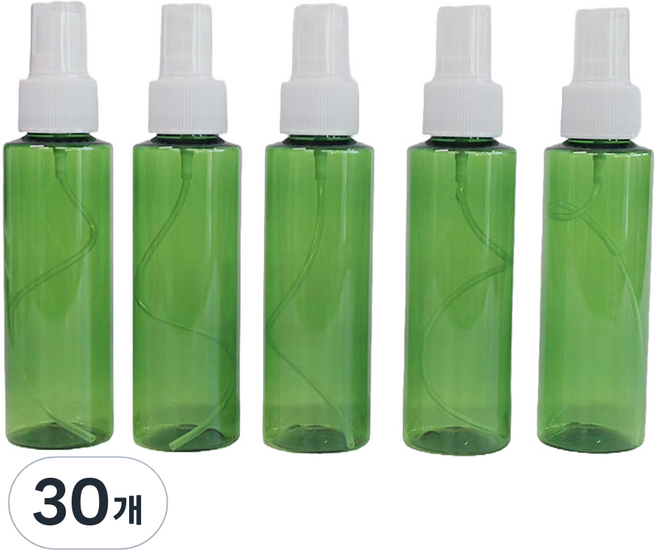 뉴 스프레이 용기 100ml, 30개, 그린