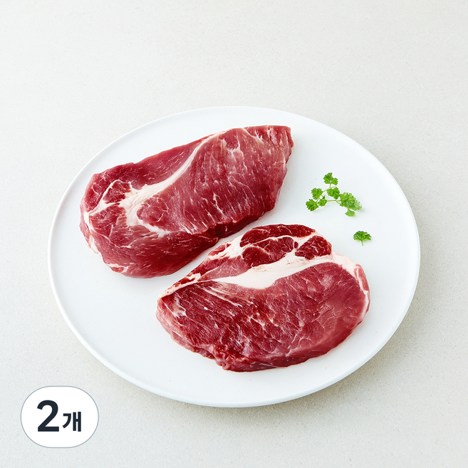 (주)비알비에프앤비 솔트에이징 유산균 숙성 목살, 500g, 2개