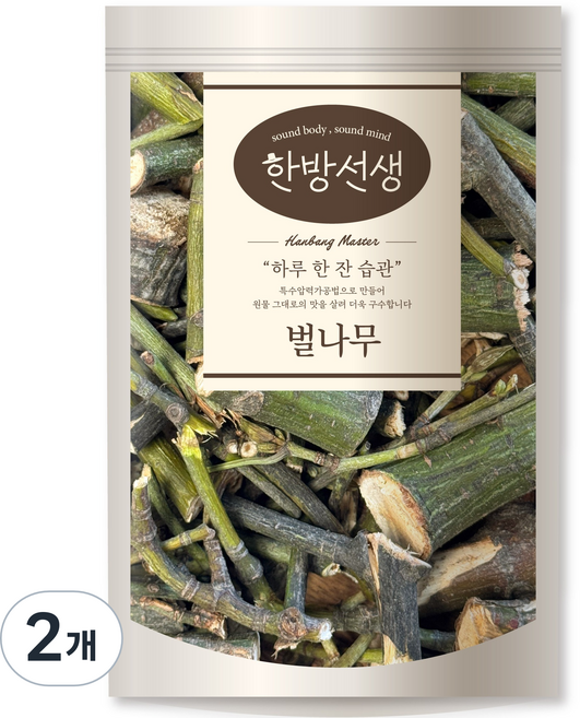 한방선생 국내산 벌나무 가지, 400g, 2개