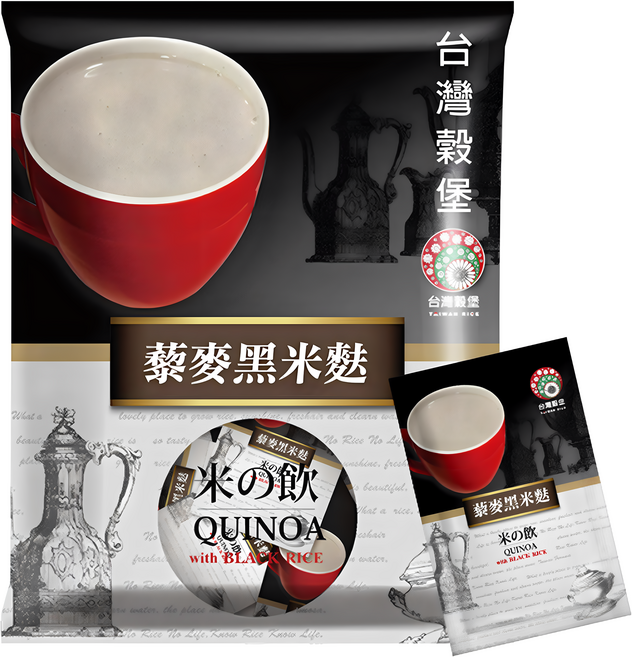 台灣榖堡 藜麥黑米麩 經濟包 台灣公司貨, 30g, 10入, 1包