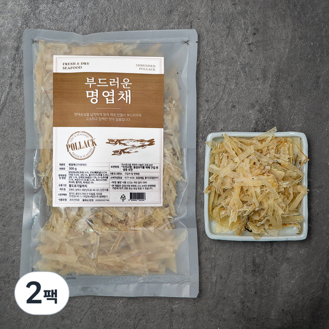 청해명가 명엽채, 300g, 2개