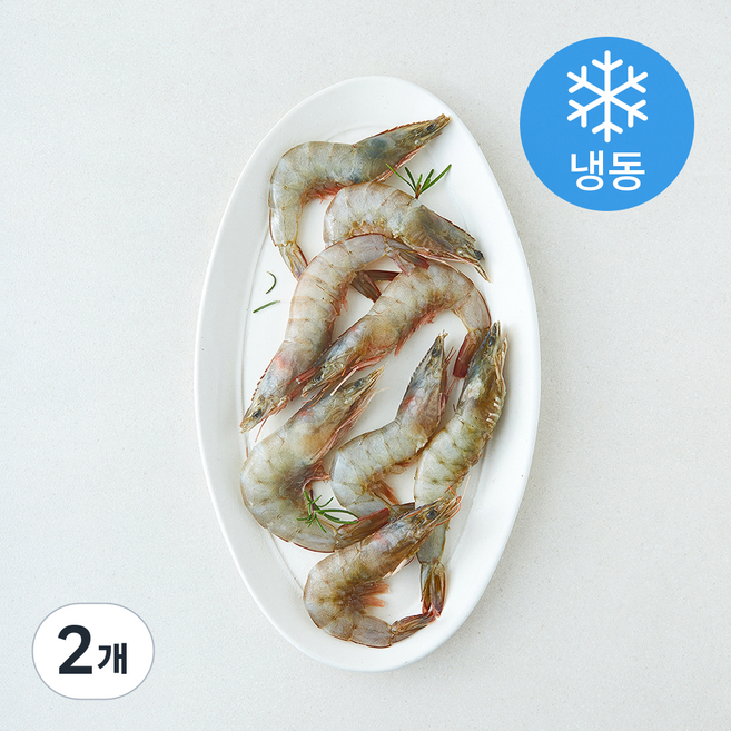 어부심 국내산 흰다리새우 (냉동), 2개, 300g