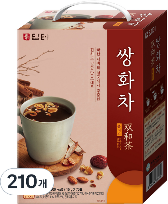 담터 쌍화차 플러스, 15g, 70개입, 3개