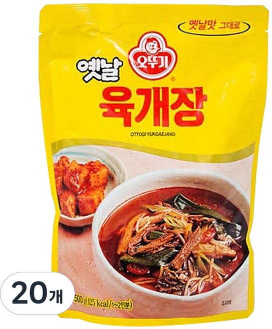 오뚜기 옛날 육개장, 500g, 20개