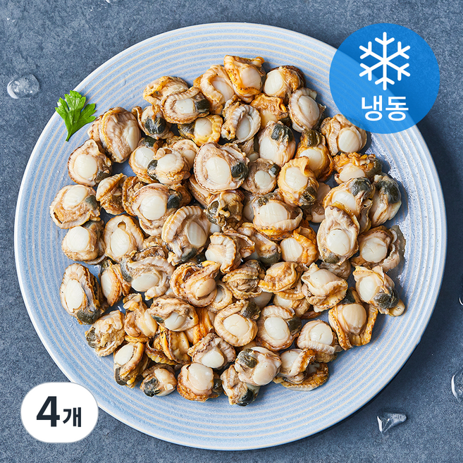 올프레시 자숙 가리비살 (냉동), 500g, 4개