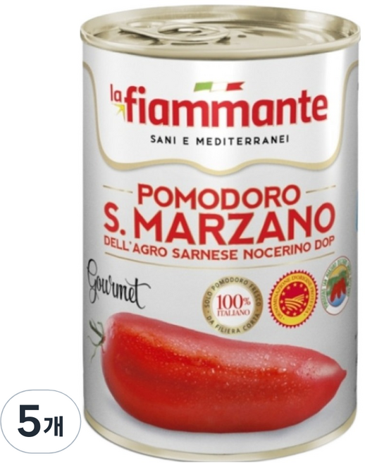 라피아만떼 산마르자노 토마토홀, 400g, 5개