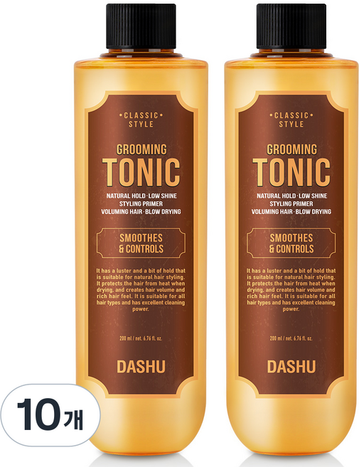 DASHU 經典風格豐盈造型順髮水髮蠟, 200ml, 10個