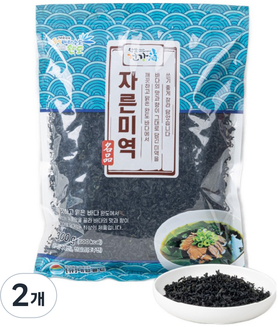 Wando Gyeonghaenghae 頂浦產切絲海帶, 300g, 2個