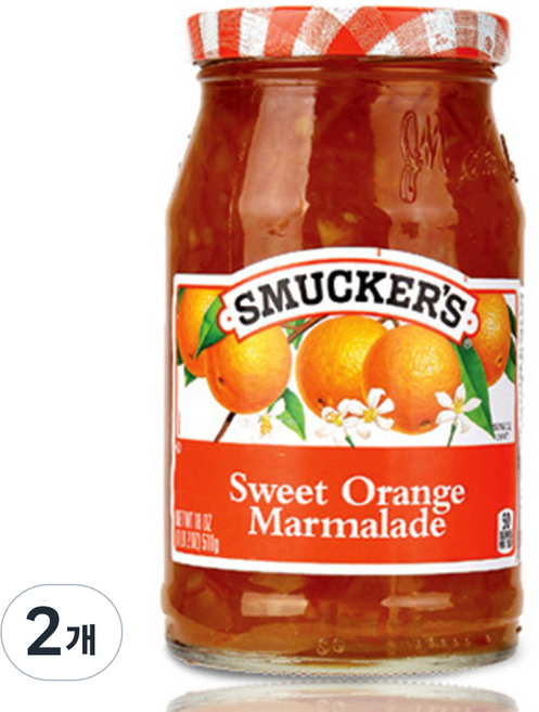 스머커즈 오렌지마멀레이드쨈, 340g, 2개