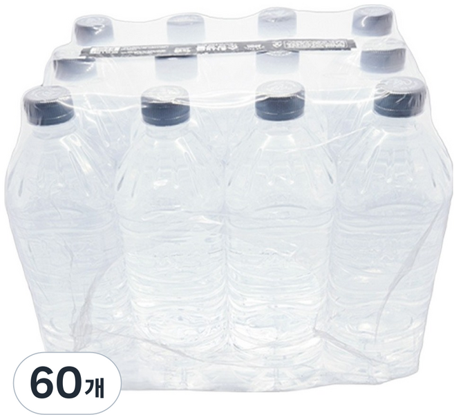 순창샘물 생수 무라벨, 60개, 1L