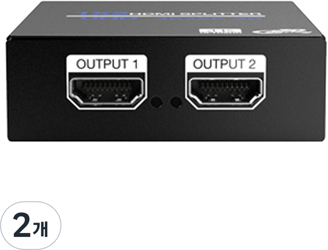 넥스트유 1대2 4K UHD HDMI 분배기 NEXT-502SP4K, 2개