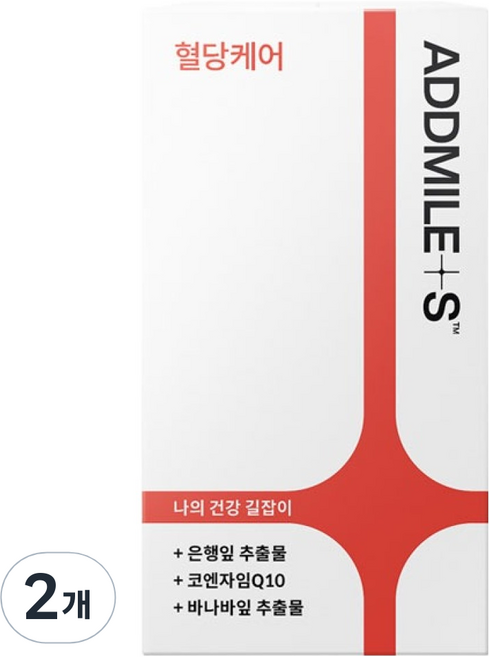 애드마일스 혈당케어, 60정, 2개