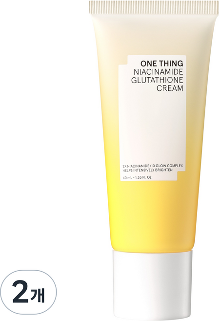 원씽 나이아신아마이드 글루타치온 크림, 40ml, 2개