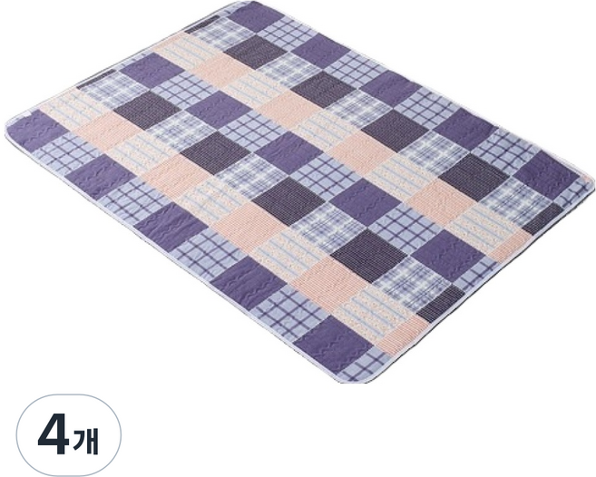 그레코로 침대 매트리스 방수 깔개매트 타입8, 4개, 1개입