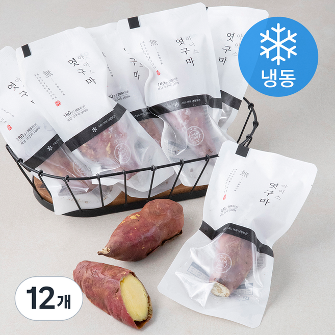 맛군 아이스 엿구마 (냉동), 180g, 1개입, 12개