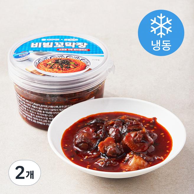 연안식당 비빔꼬막장 (냉동), 150g, 2개