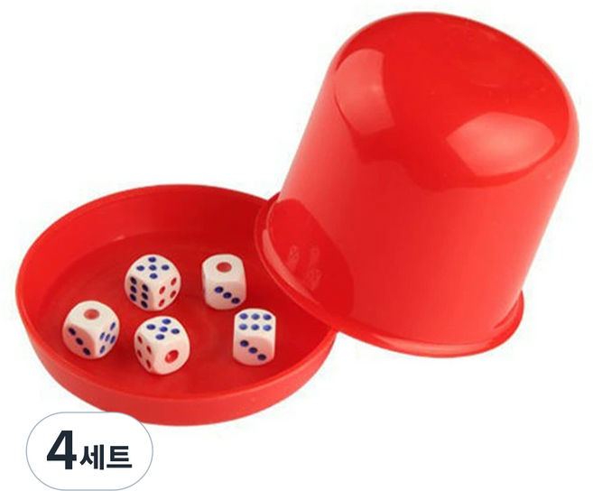 MAME 骰子遊戲組, 4套, 紅色