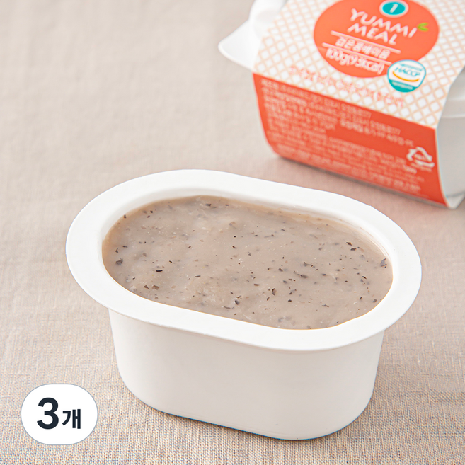 얌이밀 초기 만4~6개월 검은콩배미음, 100g, 3개